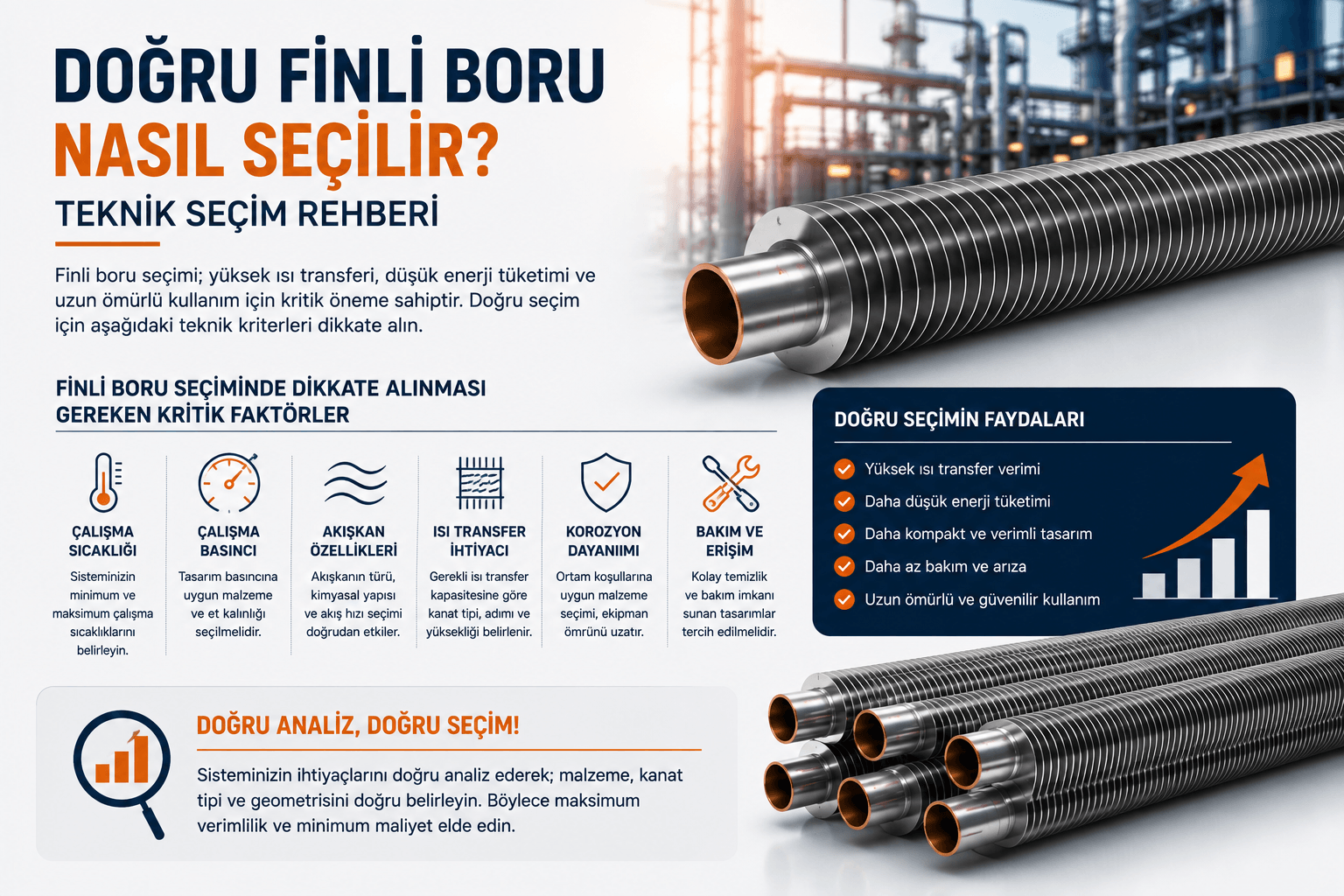 Doğru Finli Boru Nasıl Seçilir? Teknik Seçim Rehberi