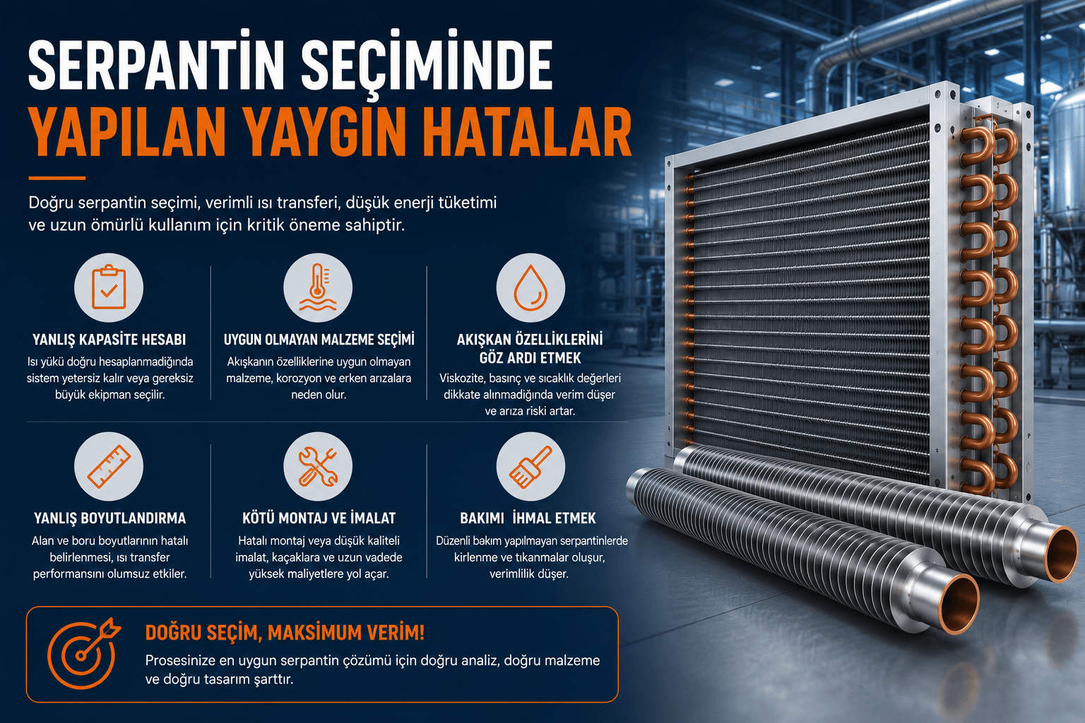 Serpantin Seçiminde Yapılan Yaygın Hatalar